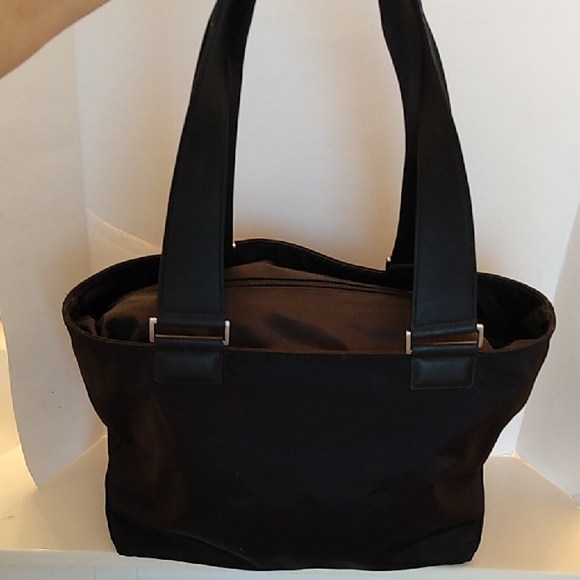 TUMI Black Cargo Ballistic Nylon Bag Carryall Tote Purse - Picture 17 of 17